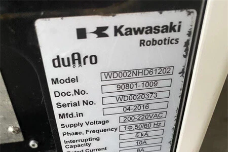 WD002NA202 中古カワサキロボット