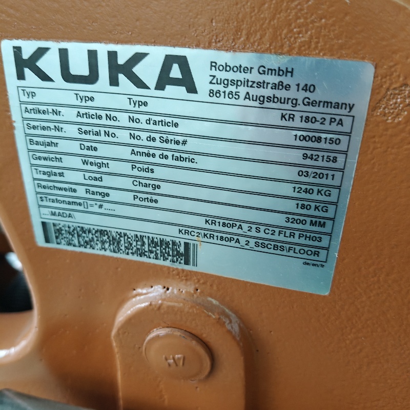 KR180-2PA 中古KUKAロボット